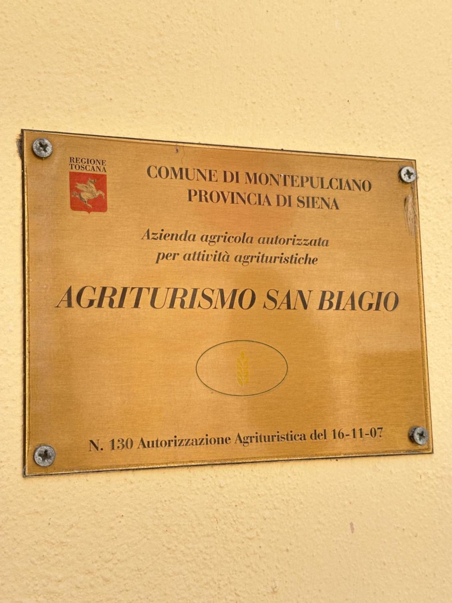 Agriturismo San Biagio Vila Montepulciano Stazione Exterior foto